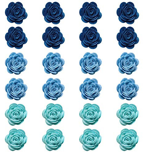 Accessori di fiori Decorazione Applique artificiale Decorazione fai da te Rosa casa fai da te Sottopiatti Natalizi Oro Stelle HH53