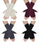 WLLHYF 4 Paar Fingerlose Handschuhe Halbfinger Handschuhe Winter Dehnbar Strickhandschuhe Fingerlose Fäustlinge für Damen und Herren Gängige Größe Mehrfarbig One Size