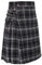 Schottischer Kilt Klassischer Rock Herren Karo Rock mit Taschen kurzer Schottenrock Karierter Kilt Schottischer Klassischer Mit Kontrasttaschen Schottischen Stil Individualität Vintage