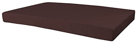 MyVorrei Sitz- oder Rückenkissen für Sessel für den Außenbereich und Garten, 80 x 120 cm, Dicke 10 cm, abnehmbarer Bezug mit Reißverschluss, Bezug 100 % Polyester