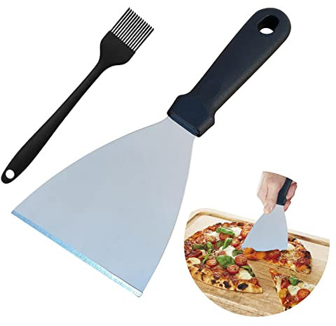 Spatule Plancha Inox,Spatule Pour Plancha,Spatule Plancha,Ustensiles Plancha,Accessoires Plancha,Spatule Cuisine,Spatule Inox,Spatule Pizza,Spatule Cuisine Inox,Spatule Plancha Nettoyage,Spatule,2pcs