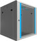 EXTRALINK Rack 19 pollici 12U - Armadio rack 600x600 mm, per montaggio a parete o a pavimento, capacità di carico 60 kg, porta in vetro temperato, apertura porta a 180°, grigio