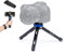 Moman Mini Tripod TR01 Small Stativ Tischstativ klein Kamerastativ CNC Aluminium 1/4 3/8 Schraubbefestigung max.80kg Belastung, schwarz blau