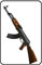 Blechschild 30x40 Gewehr Kalaschnikow AKM-47 Wand Deko Cafe Sammler Geschenk