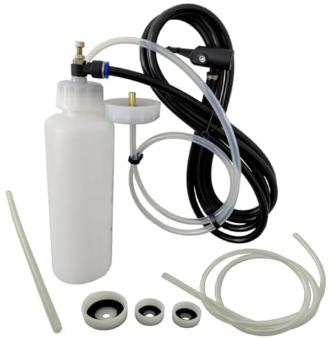 Toolzone Brake & Clutch Bleeder Kit - One handed Tyre Pressure Kit for cars and motorbikes