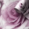 Muriva Madison Large Roses Amethyst Glitter Wallpaper 139522