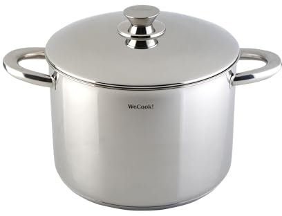 OLLA con tapa de acero INOX 24cm. WECOOK! PRO