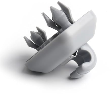 HSENY Ajuste for Audi Apto for A4 A1 A3 A5 Q3 Parasol for Coche Soporte de Clip de Gancho Interior Gris 8E0857562A Soporte de Clip de suspensión Piezas A4 (Color : Gray)