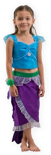 PRETEND TO BEE Princess Dresses, Ages 5-6, Dress Up Costumes for Kids, Cinderella, Rapunzel, Sleeping Beauty, Snow White, & The Little Mermaid