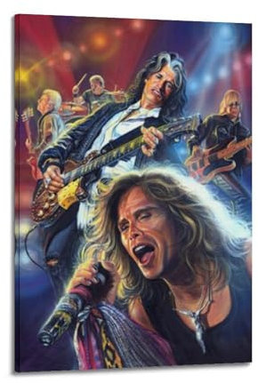 UWASCISF Rockband Airsmith Poster, dekoratives Gemälde, Leinwand, Wandposter und Kunstdruck, moderne Familienschlafzimmer-Dekoration, Poster, 30 x 45 cm