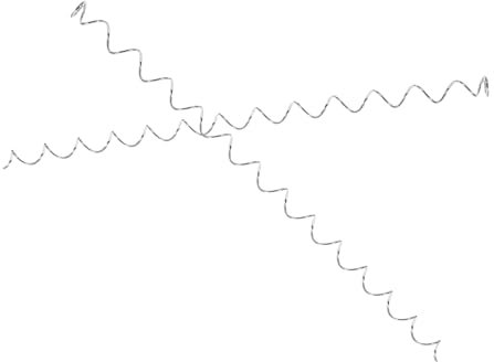 Toyvian 1 Satz Magische Requisiten Kette Draht zappeln Ring Musical spaß The pferdeparty kreativ Trick-Requisiten für Party Trickspielzeug Partyzubehör Eisen Silver