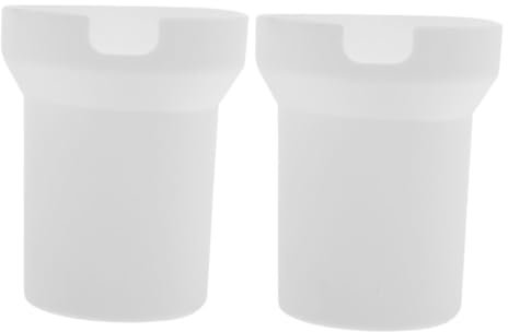 BESPORTBLE 2 Pièces Porte-gobelet De Voiture INOX Isolé Plus Chaud Bouteille De Boisson avec Bouteille d'eau Cage Cruche Hydro Air Extincteur Paille Isolée pour Enfants Blanche Gel De Silice