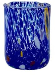 MurArt Murano Liqueur Glasses Set of 6 Glasses 30 ml Tower Collection in Hand-Blown Glass Made in Italy