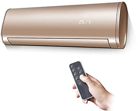 SaryEdge Wall-Mounted Electric Fan Heater- Air Conditioner Heater with Ceramic Heating, Remote Control and 8H Timer for Bathroom Waterproof Energy-Saving Heating(