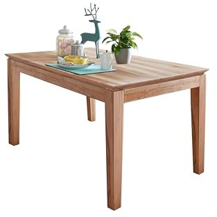 Woodroom Esstisch Paarl 160x90 cm ausziehbar auf 220 cm Massivholz Kernbuche geölt Ausziehtisch mit Butterfly-Auszug Esszimmertisch für 6–8 Personen Stabil und zeitlos