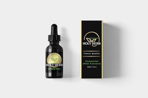 100% Pure Gum Spirits of Turpentine - 100ml Glass Dropper Bottle