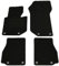 AD Tuning HG1812 Fußmatten Set (4teilig) Schwarz Autoteppiche Matten