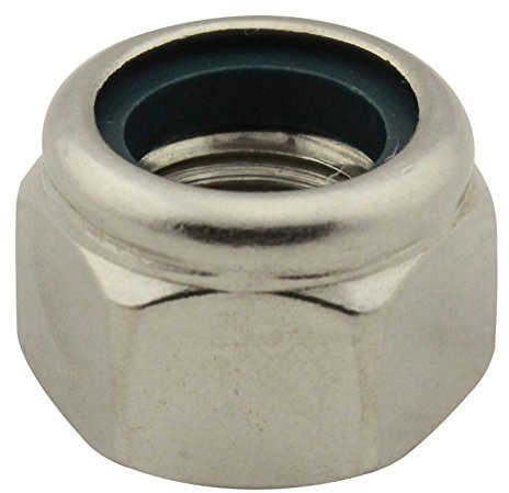 Sicherungsmuttern (hohe Form) - M16 - (5 Stück) - DIN 982 / ISO 7040 - Stoppmuttern, selbstsichernd - Edelstahl A2 (V2A) - SC982 | SC-Normteile