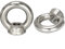 OPIOL QUALITY® Ringmuttern ähnl. DIN 582, gegossen und poliert M10 aus Edelstahl A2 V2A (4 Stück) Ösenmutter Mutter Zurröse Augenmutter Öse Augbolzen Bügelmutter Transportöse Kranöse Rostfrei