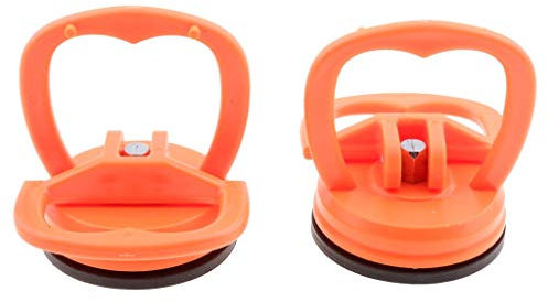 Tenlacum Robuste Saugnäpfe, 2 Stück, zur Reparatur von Bildschirmen von iMac, iPhone, iPad, Computer, Tablet oder anderen LCD-Bildschirmen (rot)