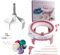 Umootek Strickmaschine, 48 Nadeln, Smart Weaving Loom Round Spinning Strickmaschinen mit Reihenzähler, Strickbrett Rotierender Doppelwebstuhl, Machine Kit für Erwachsene, Kinder oder Erwachsene