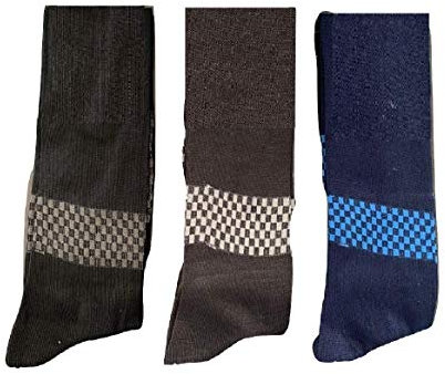 6 paia calze uomo lunga in cotone filo di scozia tinta unita e fantasia - Basile (Assortito fantasia)