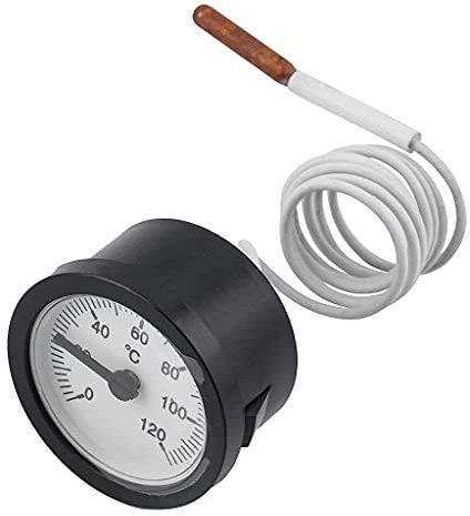 Kapillare Temperaturmessgerät Thermometer mit Fühler Dient Zum Messen Der Temperatur Von Gas Flüssigkeit und Dampf 0-120 °C