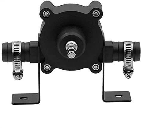 LATRAT Piccole pompe di pozzetto domestiche, Pompe centrifughe autoadescanti Pompa elettrica per trapano a mano per acquario stagno statuario Fontana Giardino