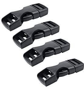Plastic Side Release Buckles 15mm Heavy Duty Plastic dog Buckle Snaps Bike Helmet clip replacement (15mm-4sets)