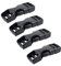 Plastic Side Release Buckles 15mm Heavy Duty Plastic dog Buckle Snaps Bike Helmet clip replacement (15mm-4sets)