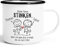 Moonworks® Emaille-Tasse Deine Fürze stinken aber ich liebe dich personalisierte Geschenk Freund Mann lustige Liebeserklärung anpassbar emaille-weiß-schwarz standard