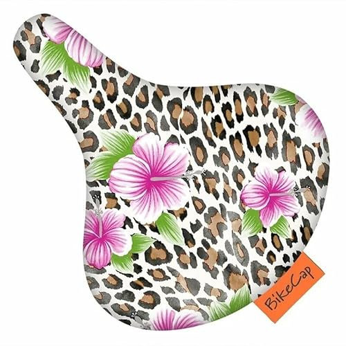 WESTCRAFT BikeCap für Erwachsene - Fahrrad-Bezug Sattelüberzug Regenschutz Fahrradsattel-Bezug Sattelbezüge Seat-Cover Fahrrad-Sitzbezug (Go Wild)