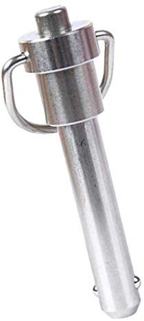 Sharplace Hochwertiger Kugelsperrbolzen Φ 6 mm mit praktischem Ringgriff, Rostschutz, 30mm