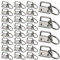 HUMIKI 60 Stück Schlüsselband Rohlinge, Schlüsselband Rohlinge 25mm, Herstellung von Schlüsselbändern DIY, Klemmschließeanhänger, Schlüsselanhänger Hardware Zubehör, für DIY Handarbeit Lanyard Stoff