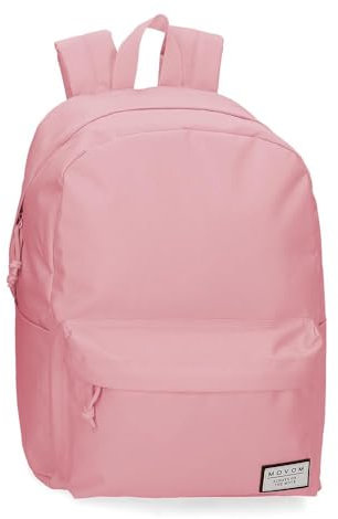 Movom Always on The Move Sac à dos scolaire adaptable au chariot rose 31,5 x 45 x 15 cm Polyester 21,26 L, rose, Sac à dos scolaire adaptable au chariot