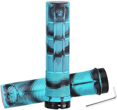 WATERBELINE Unilateral lock,1Pair Ergonomic DeathGrip Death Grip Handlebar Grips with Fixing Tool Perfect for Cycling Enthusiasts and Commuters