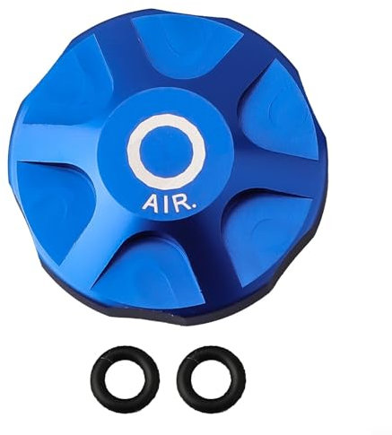 Tappo di copertura per forcella a gas per bicicletta per Manitou, per, FOX, DT, per Rock SHOX, materiale in lega di alluminio, anodizzato (nero)