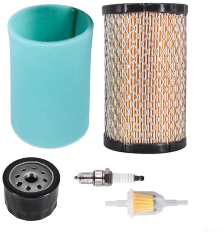5 Piece Air Filter Oil Change Kit Replacement Parts Compatible with Many Lawn Mowers