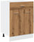 vidaXL Armario Inferior “Lyon” Madera ingeniería Roble Artisan