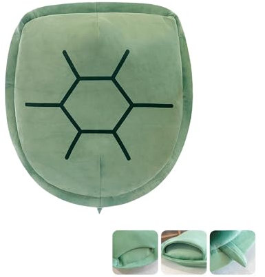 Generisch KöRperkissen Aus SchildkröTenpanzer, Weiches, Bequemes Kissen Aus SchildkröTenpanzer Aus PlüSch FüR Erwachsene Und Kinder (Green, 60cm/23.6in)