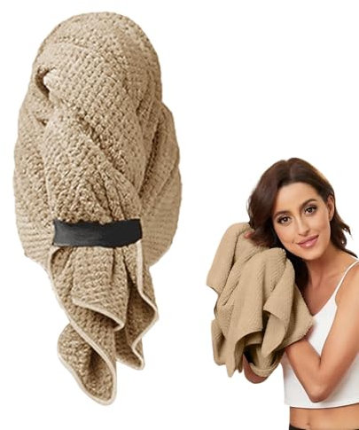 Haarhandtuch aus Mikrofaser - Wrap für Haare | Hair Turban | Wickeltuch für Haare aus Seide | Dock and Bay Hair Wrap | schnelltrocknende saugfähige Haarturbane