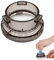 Watlikeup 54mm Dosing Funnel for Sage & Breville Espresso Machines, Food-Grade PC Coffee Dosing Funnel, Leak-Proof, Transparent