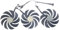 105MM PLD10020S12H Graphics card fan For Gigabyte for GeForce RTX 4090 RTX 4080 Gaming OC Cooling Fan(3PCS Set)