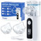 YOZISS Nebulisateur Silencieux pour Adultes Et Enfants, Portable nebulisateur medical, inhalateur nébuliseur Rechargeable pour Maisons Voyages(NOIR)