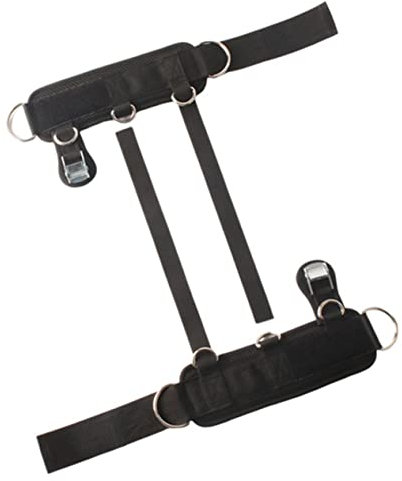 BESTonZON 2pcs Adjustable Gym Ankle Wrap Workout Fitness Equipment Ankle Straps for Gym Bands