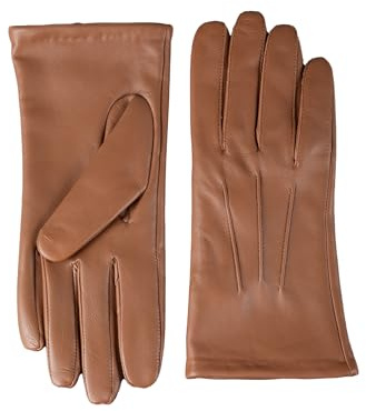 Lakeland Leather Becky Women’s Leather Gloves – Real Leather, Fleece-Lined Table Cut Gloves