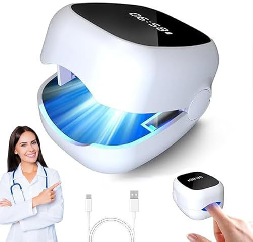 OrthoVital® Appareil Anti Mycose, OrthoVital Lumière Pulsee Mycose Ongle, Mycose Ongles des Pieds Nettoyage et Réparation Ongles Effective pour Mycose, Ongles des Pieds, Laser Treatment