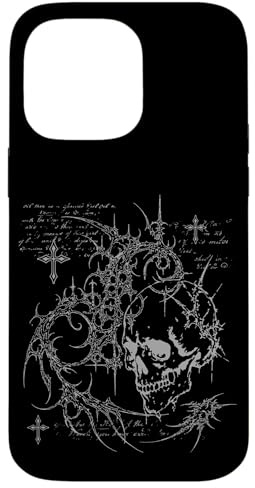 Y2K Grunge Goth Alt Skull Sigilism Vintage Graphic Case for iPhone 14 Pro Max