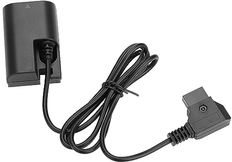 Akozon Dre6-Stecker auf Lpe6N-Dummy-Batterie-Adapterkabel für DSLR 5D2 6D 7D, Vollständig Dekodiert, Leicht und Zubehörschlüsselwörter Dr E6 Lp E6N Stromkoppler DSLRs