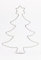 Tanne, Weihnachtsbaum mit Stern 7,3 cm Edelstahl Ausstecher Ausstechform Keksausstecher Formina